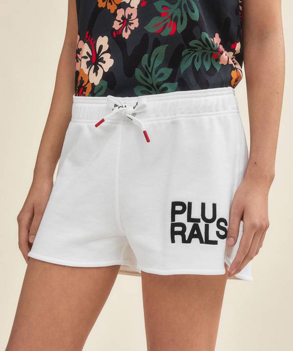 Peuterey Shorts con scritta Plurals Nuovo