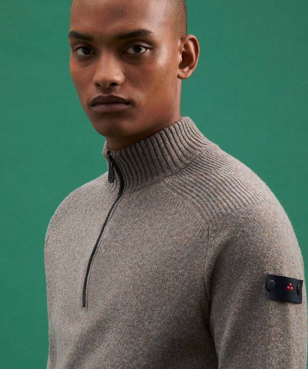 Peuterey Maglione Con Effetto Mouliné Sconto