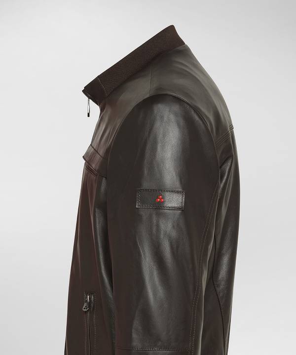 Peuterey Giacca Biker In Pelle Offerta