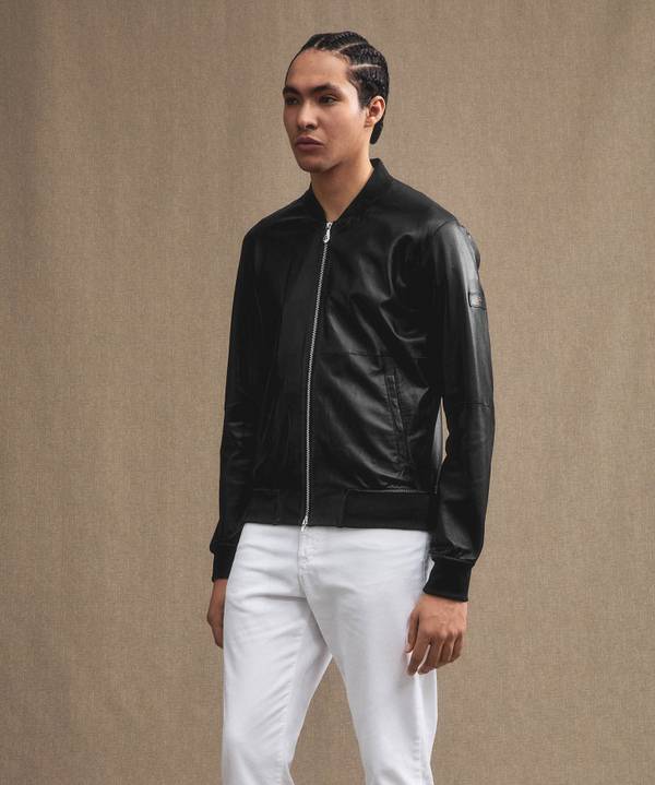 Peuterey Giacca bomber in pelle Nuova
