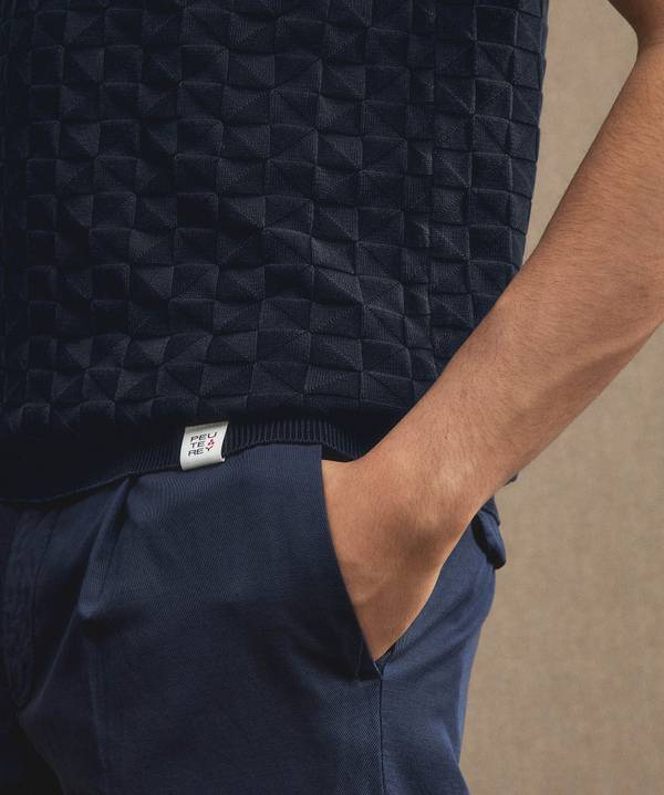 Peuterey T-shirt in tricot cotone 3D Italy