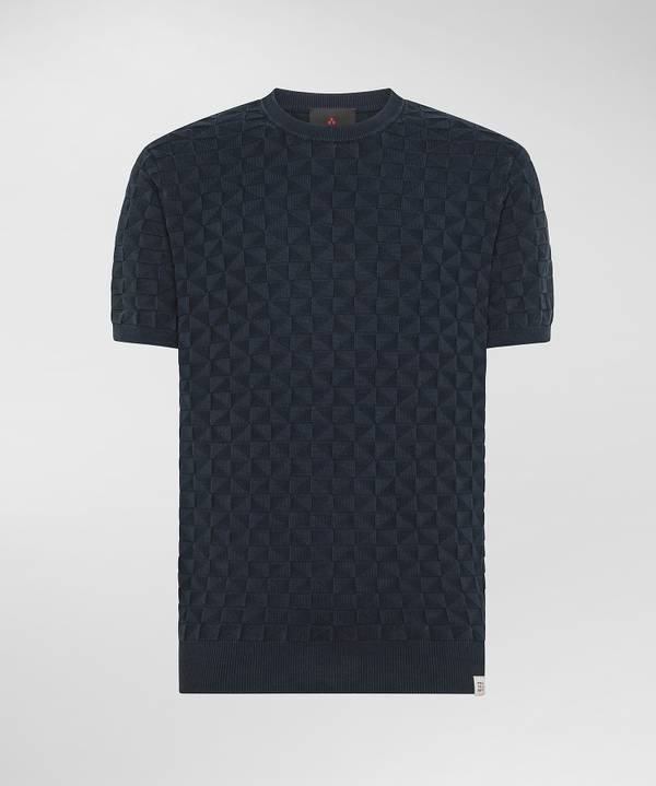 Peuterey T-shirt in tricot cotone 3D Italy