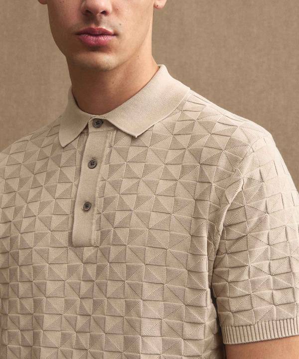 Peuterey Polo in cotone con effetto 3D Fino al 50% di sconto