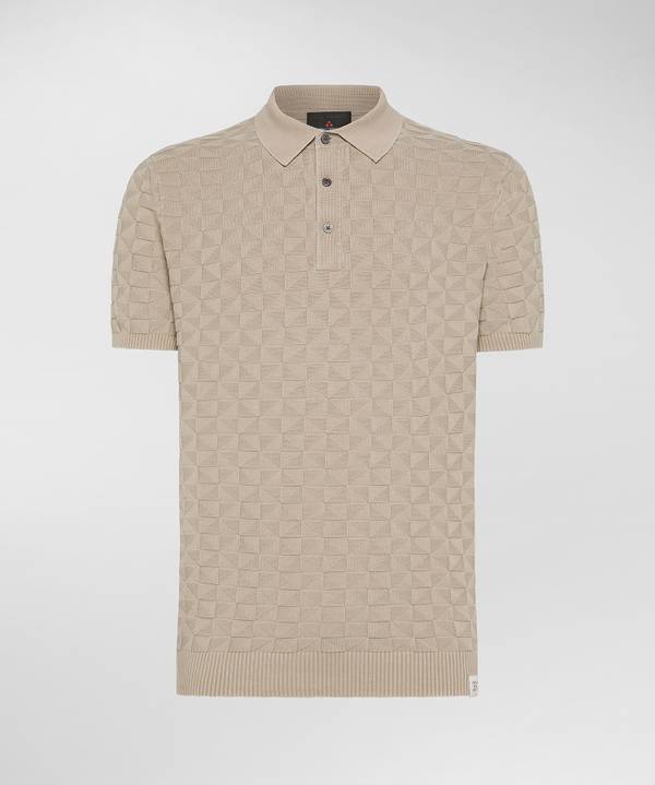 Peuterey Polo in cotone con effetto 3D Fino al 50% di sconto
