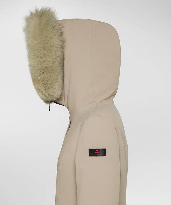 Peuterey Giacca Slim Con Pelliccia In Tono Colore Only for today