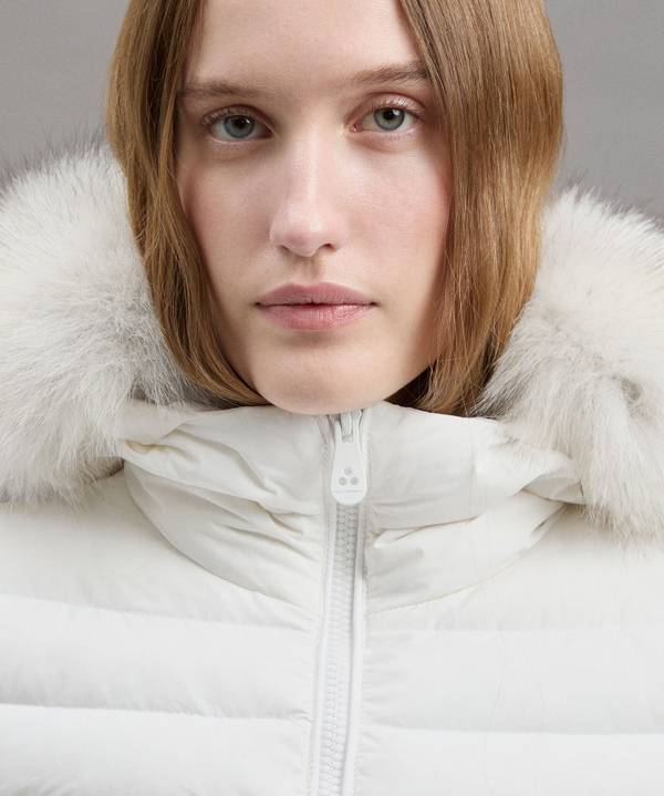 Peuterey Piumino Slim Con Pelliccia Offerta speciale della fabbrica