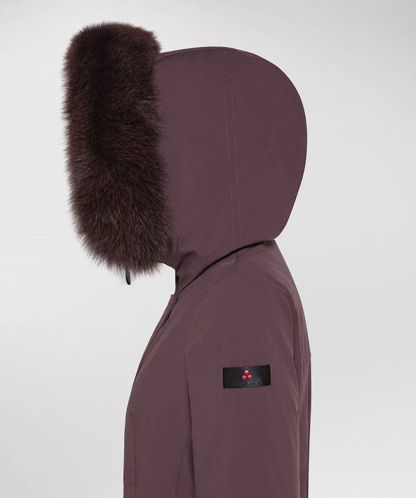 Peuterey Giacca Slim Con Pelliccia In Tono Colore 50% di sconto con spedizione gratuita