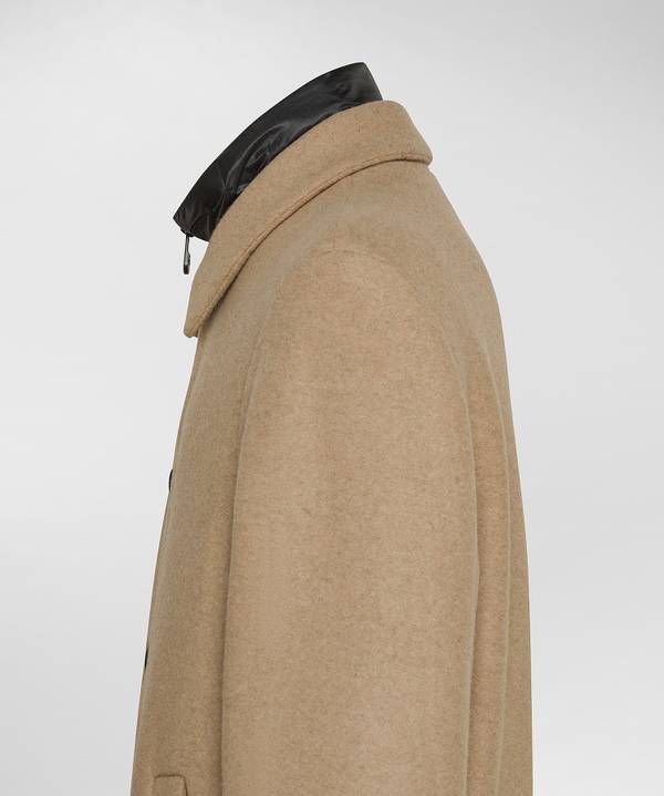 Peuterey Cappotto Lungo In Lana Con Pettorina Staccabile Spedizione Gratuita