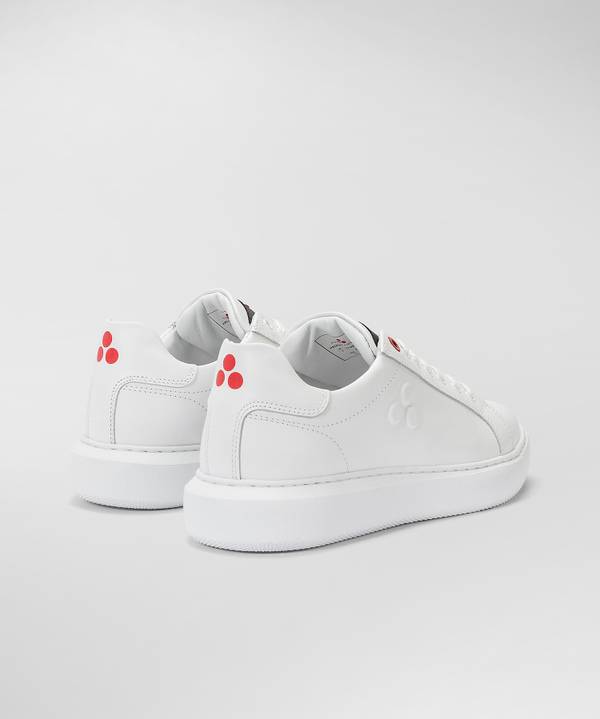 Peuterey Sneaker In Pelle Con Logo Goffrato Presa