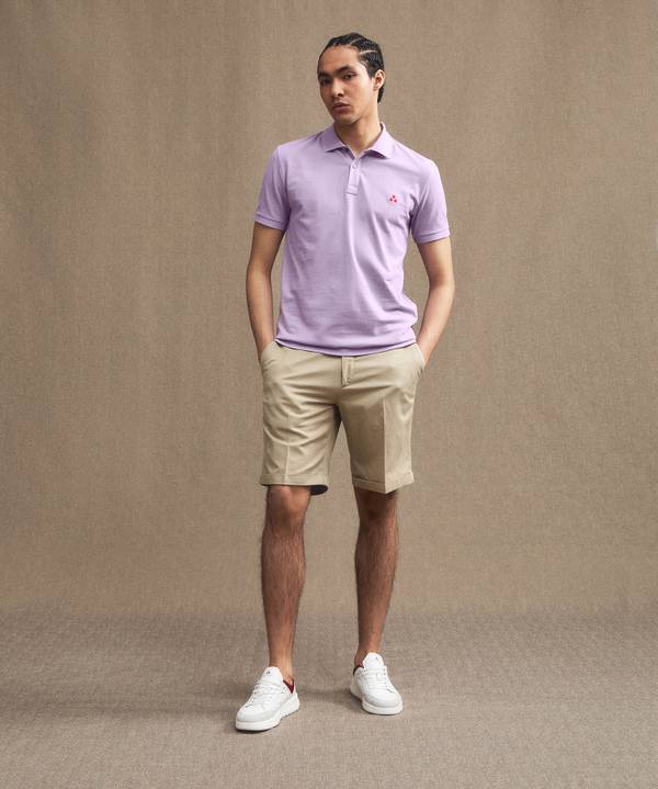 Peuterey Polo in cotone piquet Vendita Calda