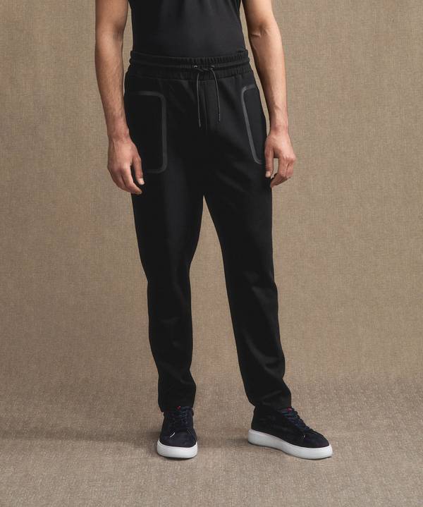 Peuterey Pantaloni joggers in cotone stretch con nastrature In Saldo
