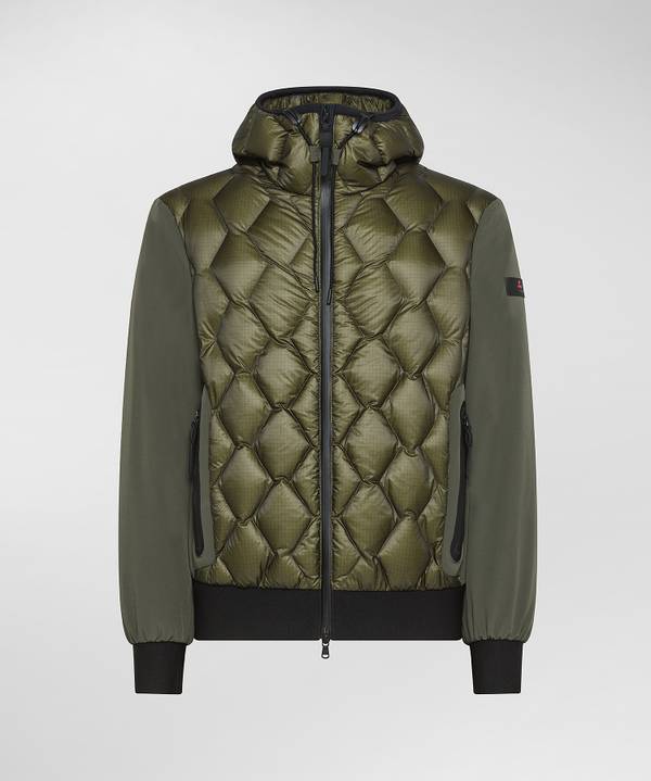 Peuterey Bomber Bimateriale Con Trapunta Geometrica Prezzo di fabbrica