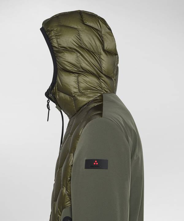 Peuterey Bomber Bimateriale Con Trapunta Geometrica Prezzo di fabbrica