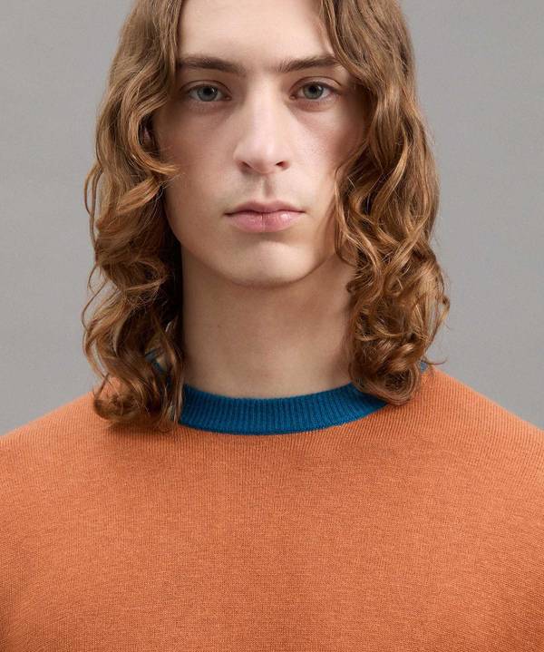 Peuterey Pullover In Tricot Misto Lana Con Dettagli A Contrasto Grande vendita