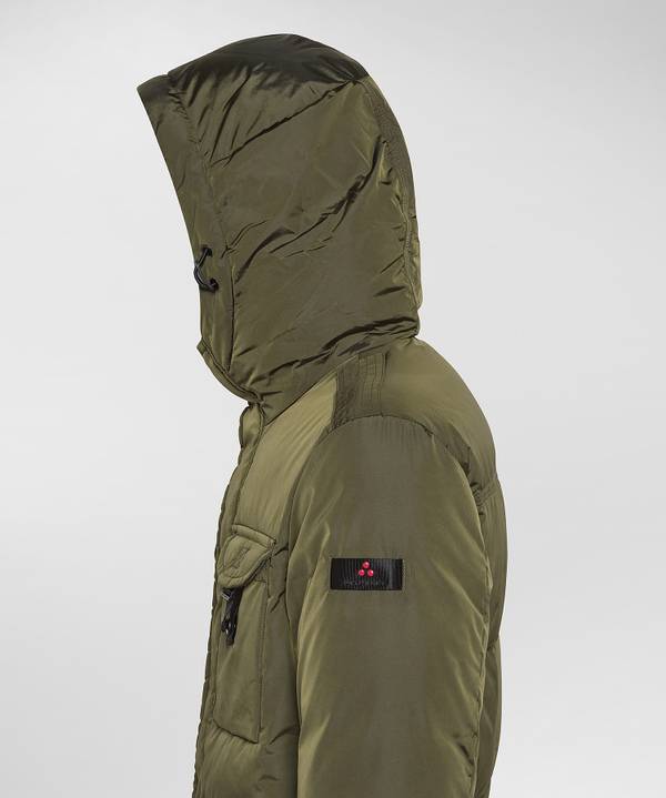 Peuterey Field Jacket In Taffeta’ Con Cappuccio In Pelliccia Offerta settimanale
