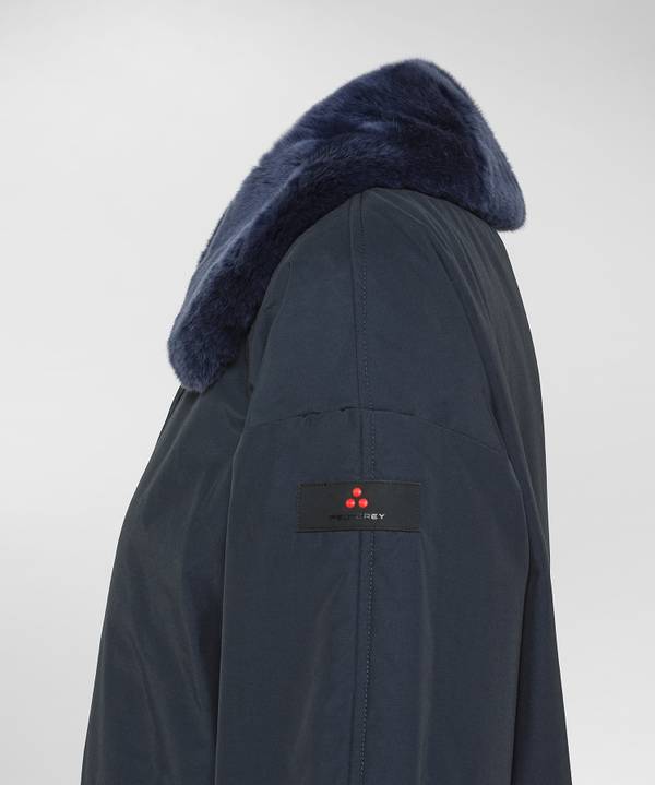 Peuterey Giacca Reversibile Con Colletto Fur Staccabile Ultimo giorno