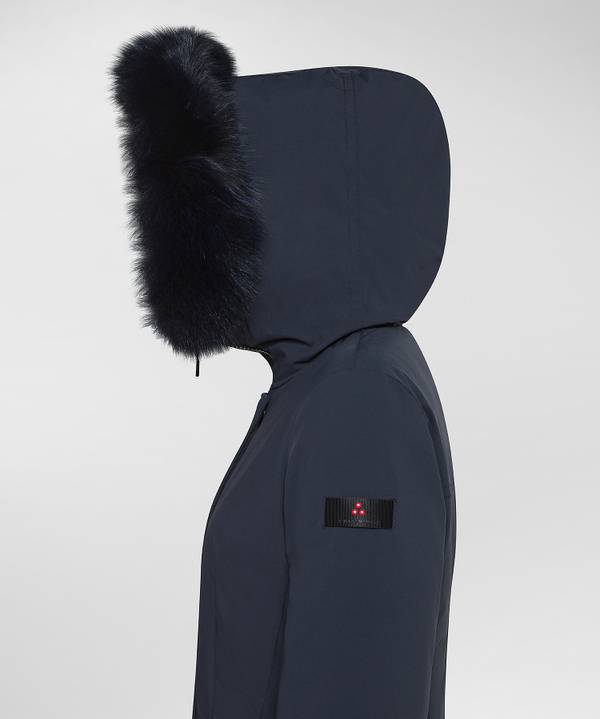 Peuterey Giacca Slim Con Pelliccia In Tono Colore Fino al 50% di sconto