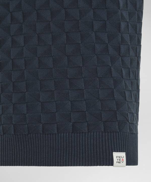 Peuterey Polo in cotone con effetto 3D Sconti questo mese