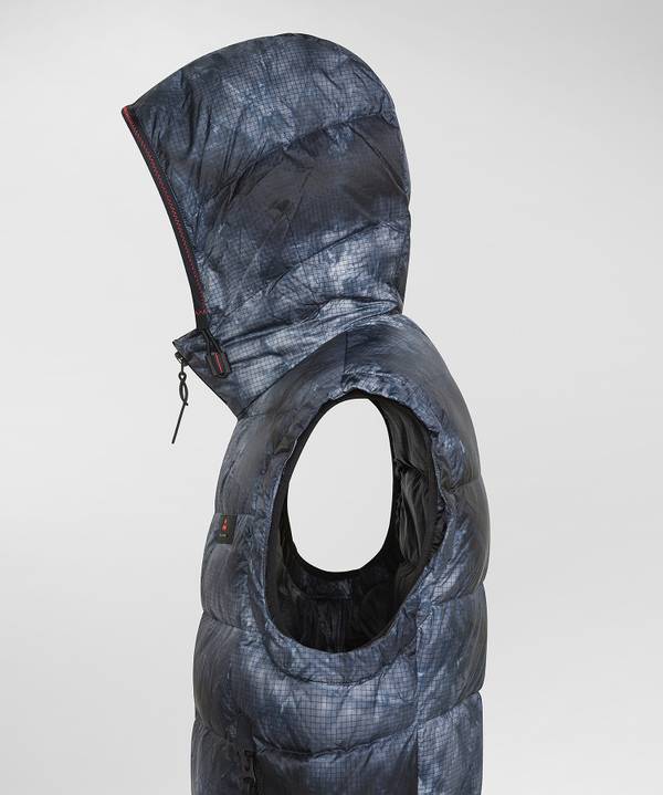 Peuterey Gilet Tie-Dye In Nylon Ripstop Promozione