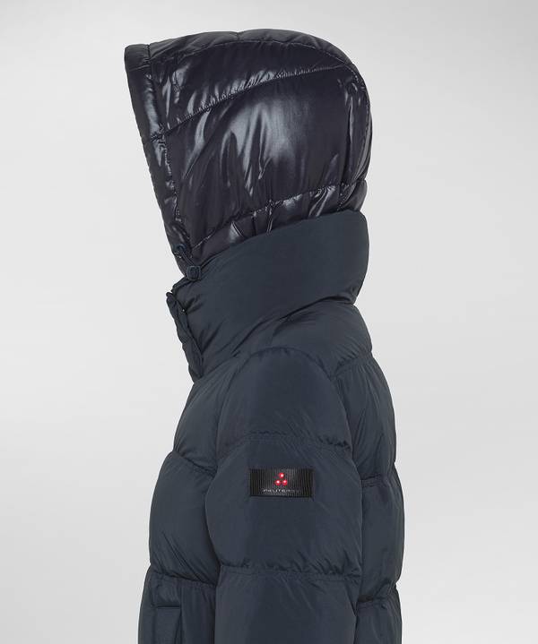 Peuterey Piumino Con Cappuccio In Contrasto Materiale Sottocosto