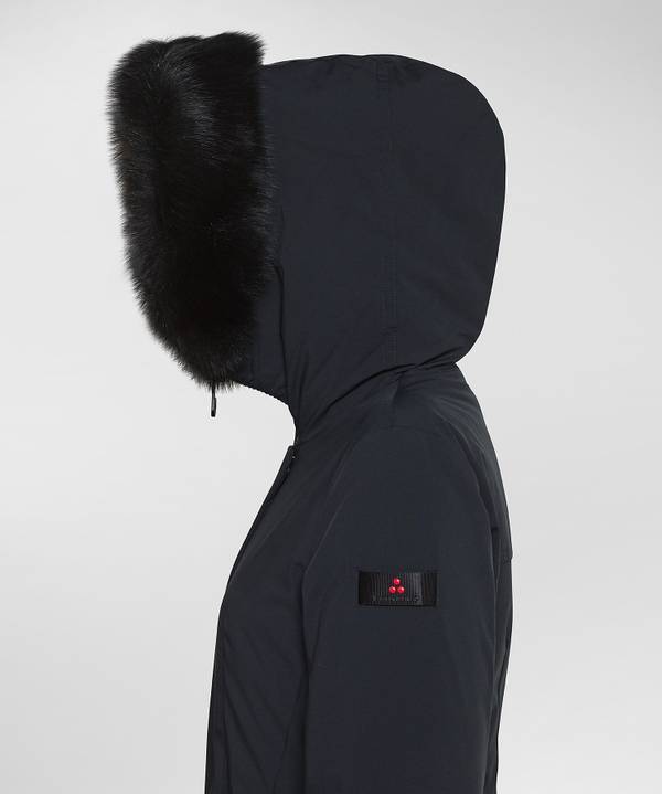 Peuterey Giacca Slim Con Pelliccia In Tono Colore Economico