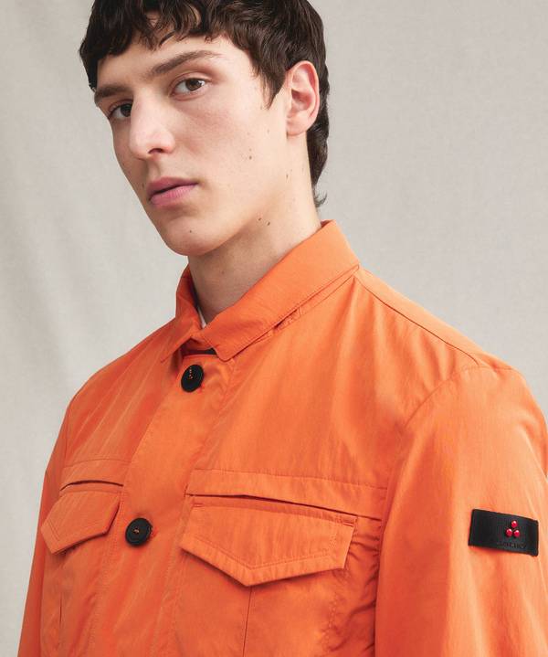 Peuterey Blazer in microfibra Saldi Di Fabbrica