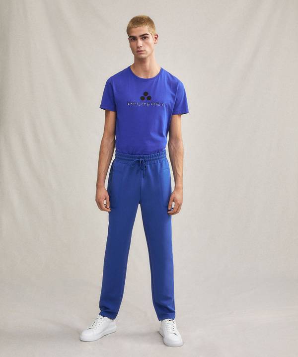 Peuterey Pantaloni joggers in cotone stretch con nastrature I Più Venduti