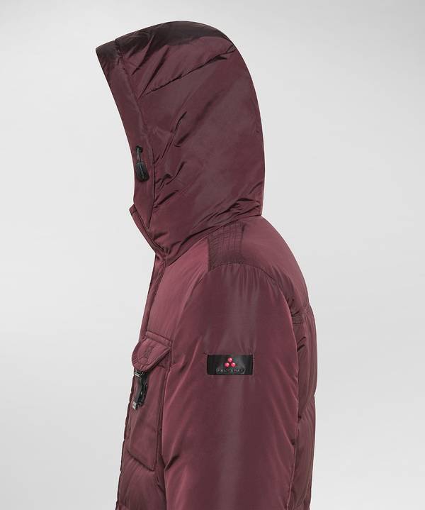 Peuterey Field Jacket In Taffeta’ Con Cappuccio In Pelliccia Offerta Anniversario
