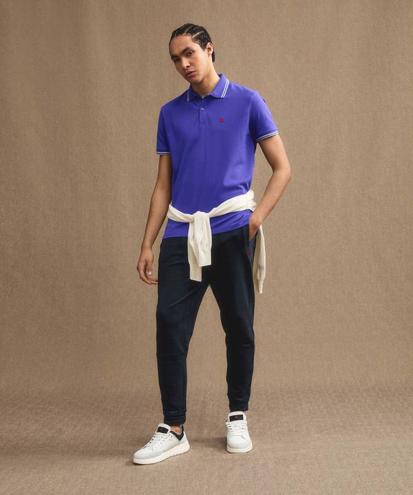 Peuterey Polo in piquet di cotone stretch Vendita calda