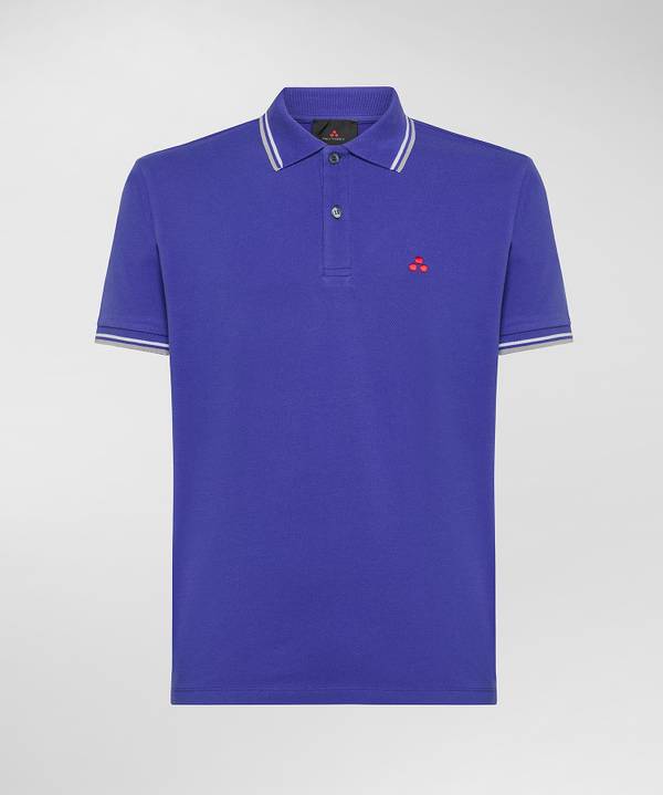 Peuterey Polo in piquet di cotone stretch Vendita calda