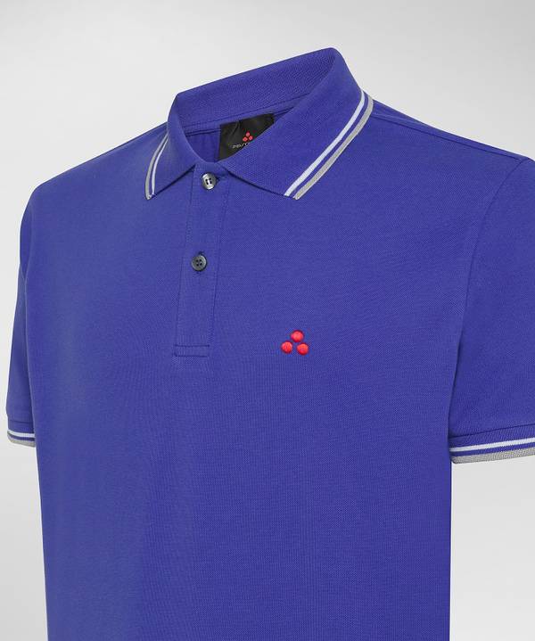 Peuterey Polo in piquet di cotone stretch Vendita calda