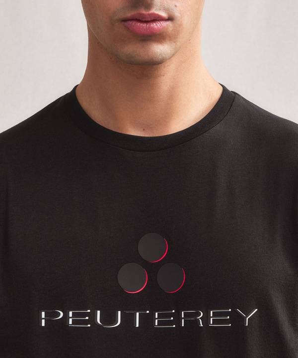 Peuterey T-shirt logata di cotone Online Outlet