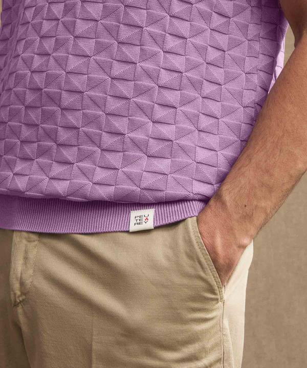 Peuterey T-shirt in tricot cotone 3D Offerte esclusive
