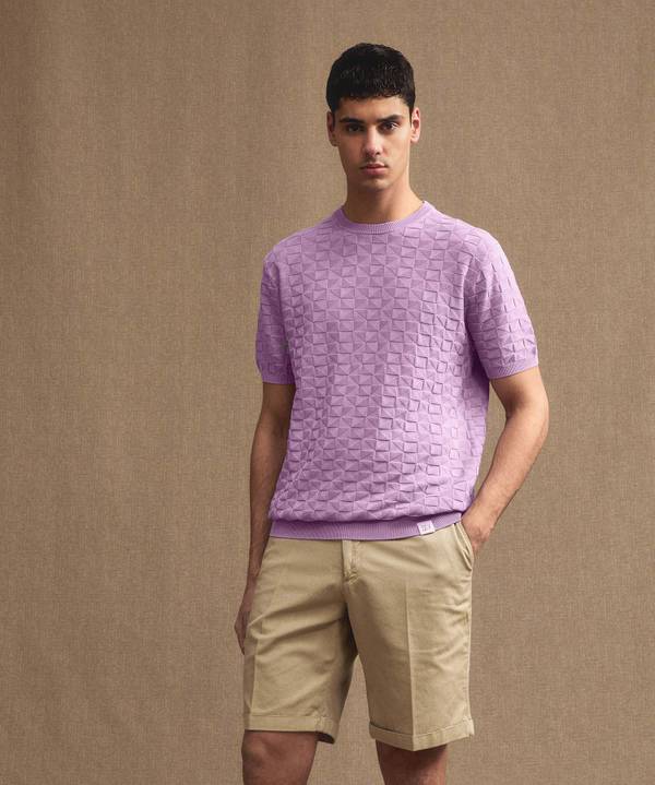 Peuterey T-shirt in tricot cotone 3D Offerte esclusive