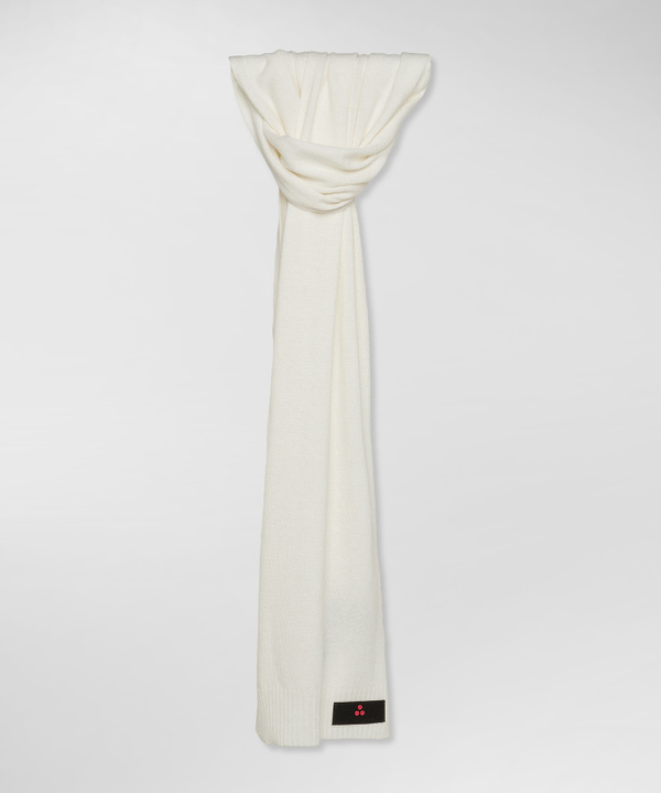 Peuterey Sciarpa In Tricot Misto Lana Con Fascetta Portalogo Comprane uno, ottenene uno gratis