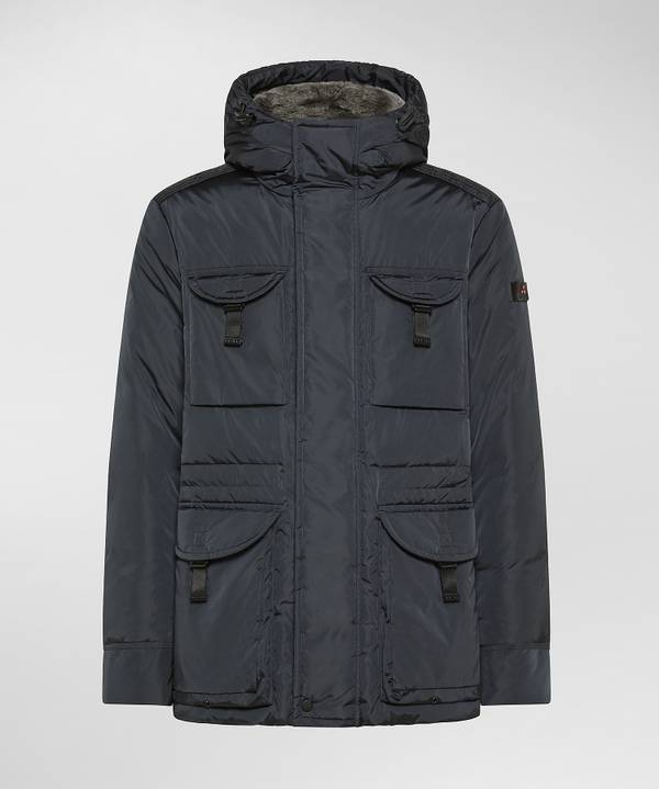 Peuterey Field Jacket In Taffeta’ Con Cappuccio In Pelliccia Fino al 65% di sconto