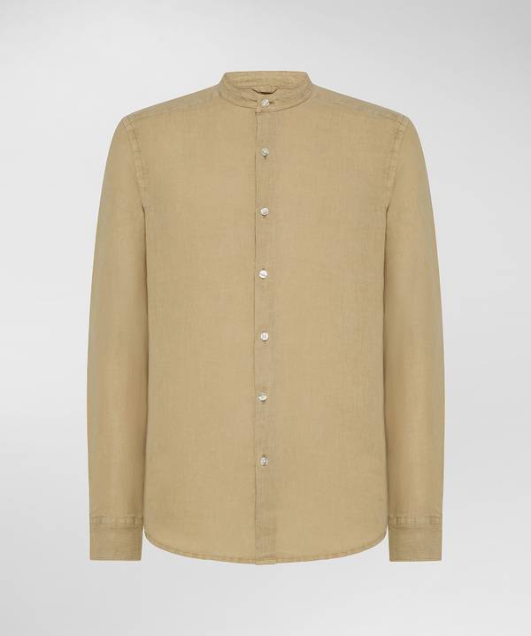 Peuterey Camicia in lino Sostegno trimestrale