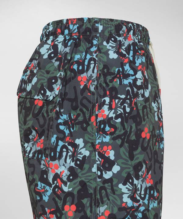 Peuterey Costume boxer a motivi floreali Solo un giorno rimasto