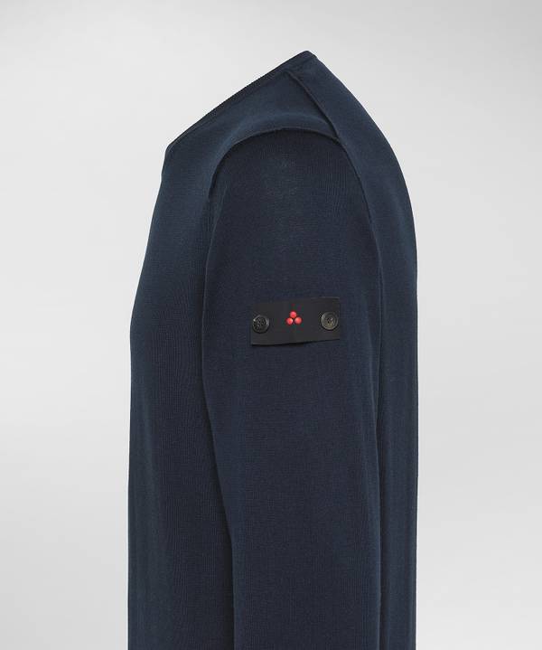 Peuterey Maglia tricot con logo ricamato Economico
