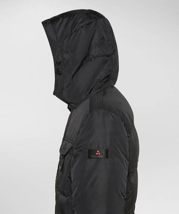 Peuterey Field Jacket In Taffeta’ Con Cappuccio In Pelliccia In Saldo