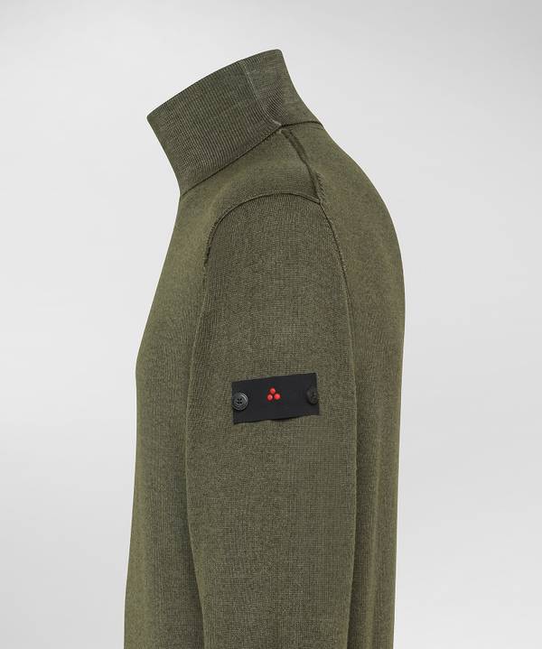 Peuterey Maglia Collo Alto In Pura Lana Offerta San Valentino