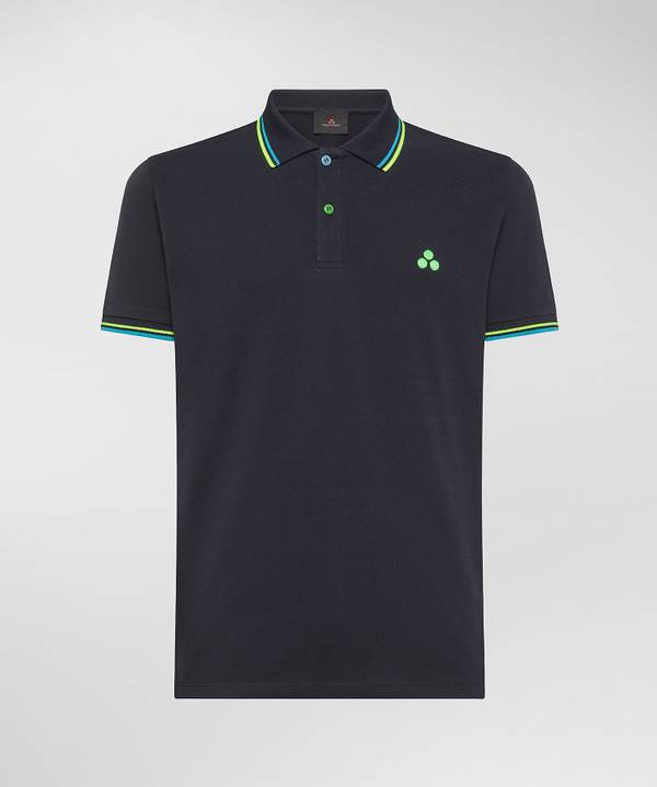 Peuterey Polo in piquet con dettagli fluo Bestseller