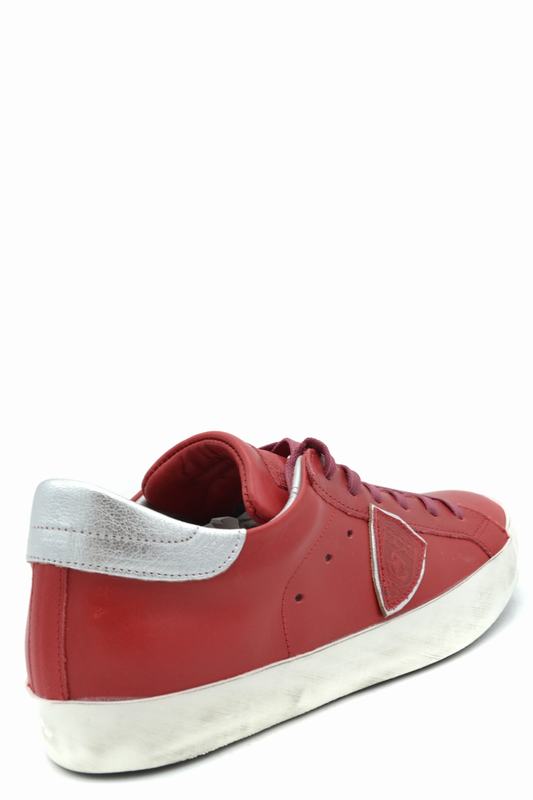 Philippe Model Sneakers Codice prodotto: CLLD V038 PARIS VEAU ROUGE ARGENT Soddisfazione Garantita