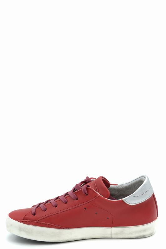Philippe Model Sneakers Codice prodotto: CLLD V038 PARIS VEAU ROUGE ARGENT Soddisfazione Garantita