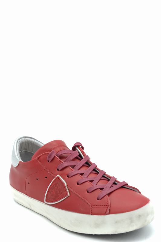 Philippe Model Sneakers Codice prodotto: CLLD V038 PARIS VEAU ROUGE ARGENT Soddisfazione Garantita