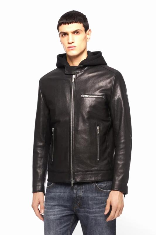 DONDUP Giacche di Pelle Codice prodotto: UJ903 DU PL0392U XXXX 999 Consegna Veloce