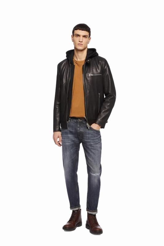 DONDUP Giacche di Pelle Codice prodotto: UJ903 DU PL0392U XXXX 999 Consegna Veloce
