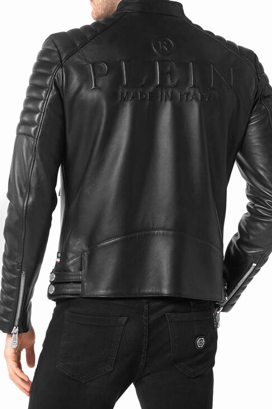 PHILIPP PLEIN Giacche di Pelle Codice prodotto: FABC MLB1575 PLE010N Affare Del Giorno