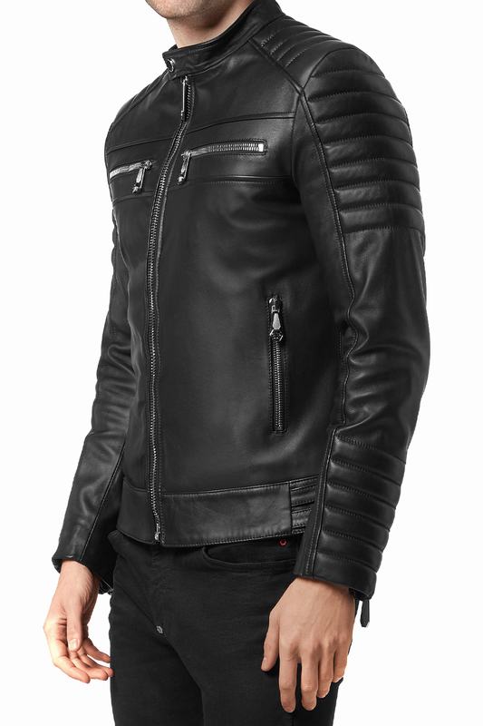 PHILIPP PLEIN Giacche di Pelle Codice prodotto: FABC MLB1575 PLE010N Affare Del Giorno