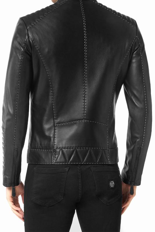 PHILIPP PLEIN Giacche di Pelle Codice prodotto: FABC MLB1572 PLE010N Prezzo Ridotto
